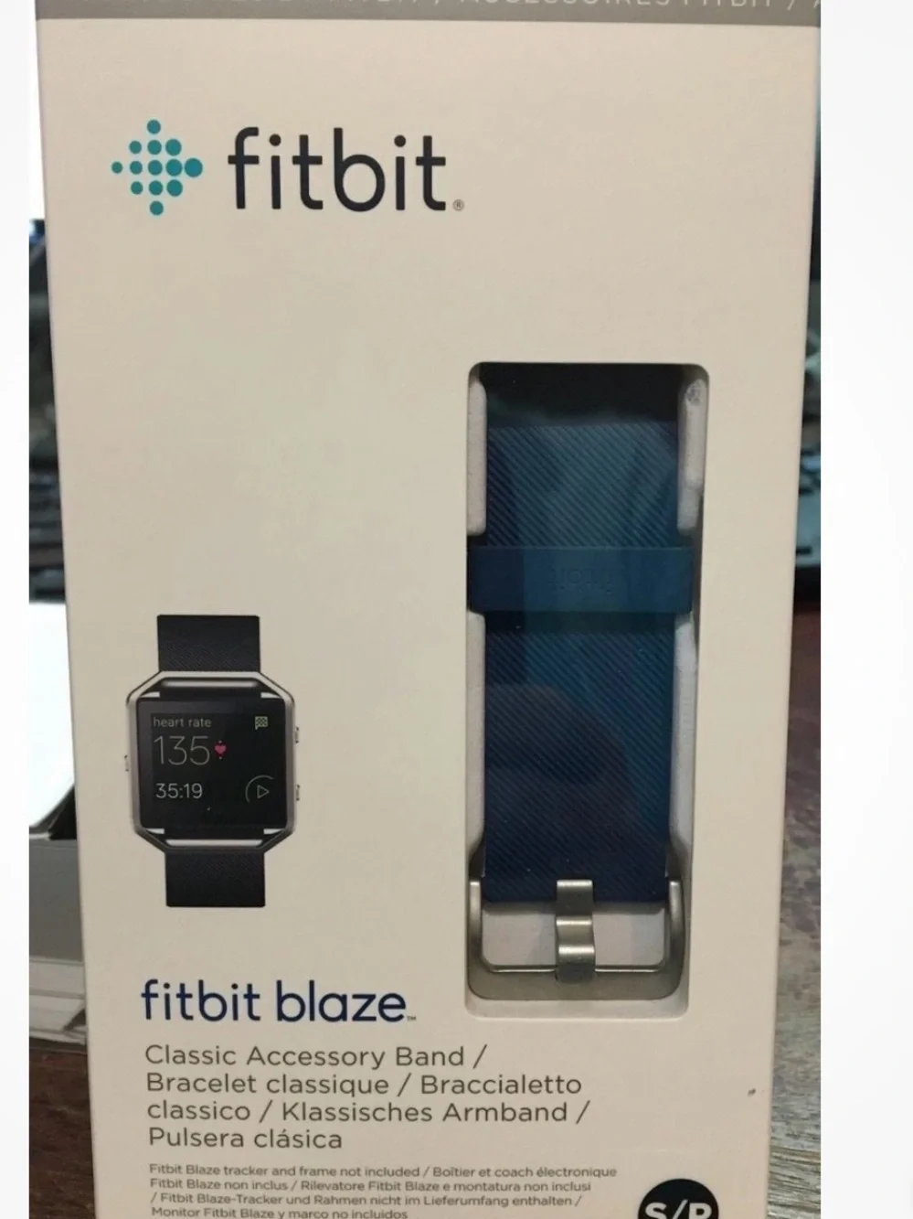fitbit Blaze Classic Accessory Band in Navy